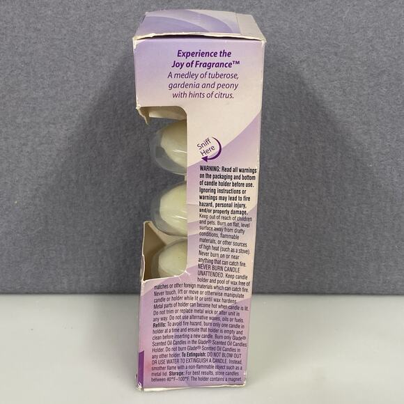 Glade Scented Oil Candle Refills Set of 3 Orchid Oasis - Picture 3 of 5